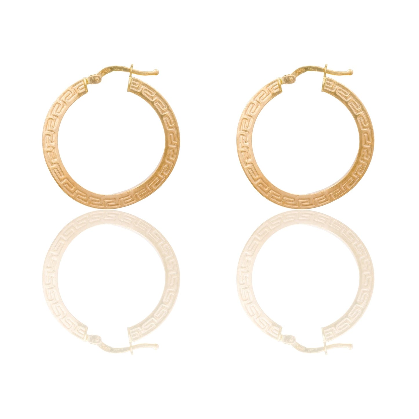 Orecchini Oro Giallo Oro 18 carati Cerchio  Solo Oro Spessore mm. 3 diametro interno cm.2