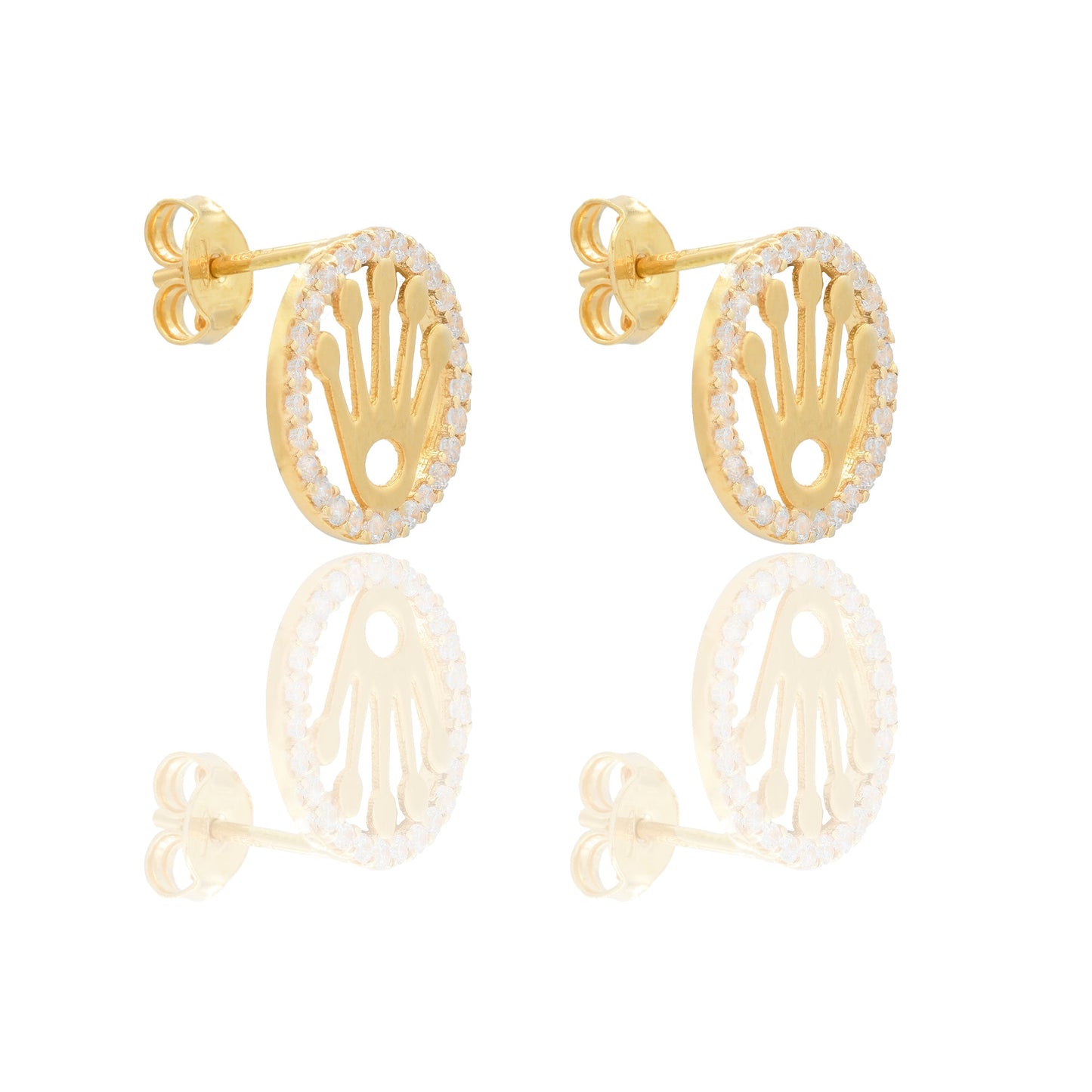 ORECCHINI CERCHIO CORONA