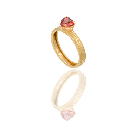 ANELLO DONNA SOLITARIO A CUORE