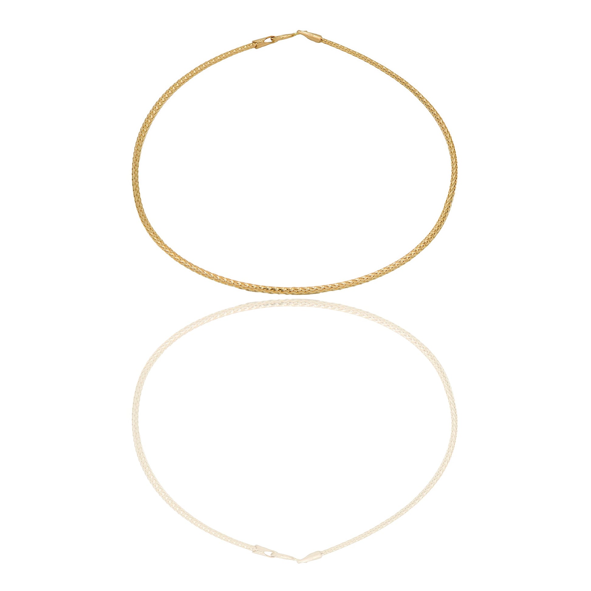 Bracciali Oro Giallo canna flex  Solo Oro Spessore filo  mm.1