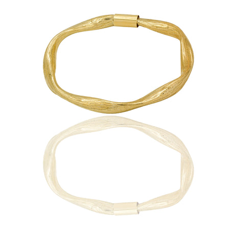 Bracciali Oro Giallo canna flex  Solo Oro Spessore mm.5