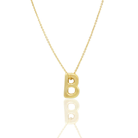 Collana Oro Giallo Oro 18 carati LETTERA B Solo Oro