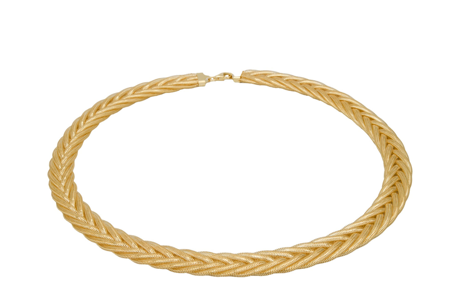 Collane Oro Giallo canna flex  Solo Oro Cm. 50 Spessore mm. 11