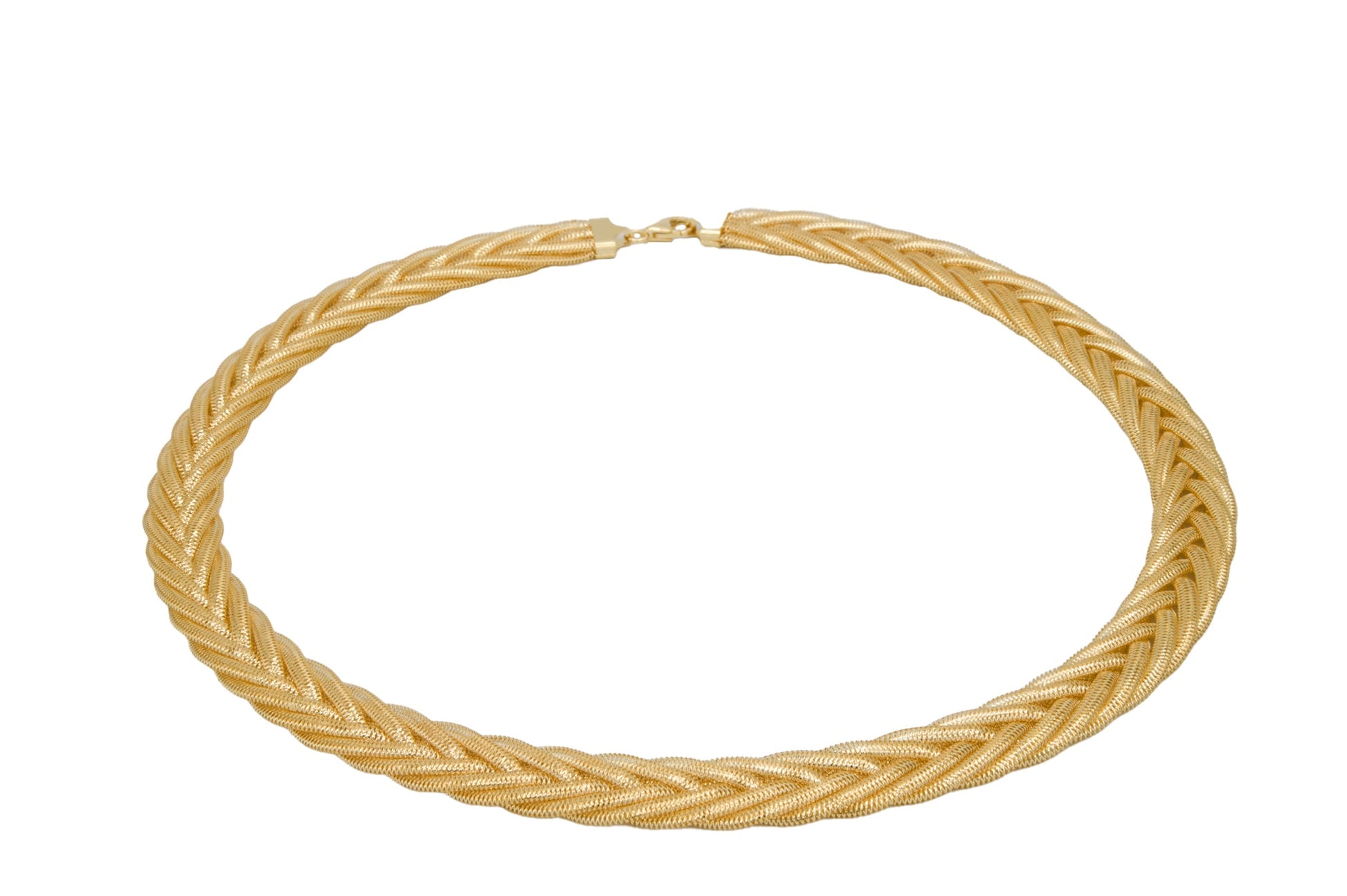 Collane Oro Giallo canna flex  Solo Oro Cm. 50 Spessore mm. 11