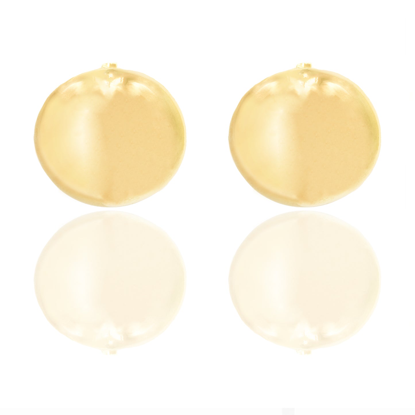 ORECCHINI BOTTONE TONDO ELETTROFORMATI