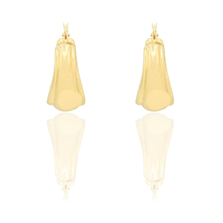 Orecchini Oro Giallo Elettroformato  Solo Oro spessore mm. 5 diametro cm. 2