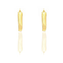 Orecchini Oro Giallo Elettroformato  Solo Oro Lunghezza cm 2,1 larghezza cm. 2,4