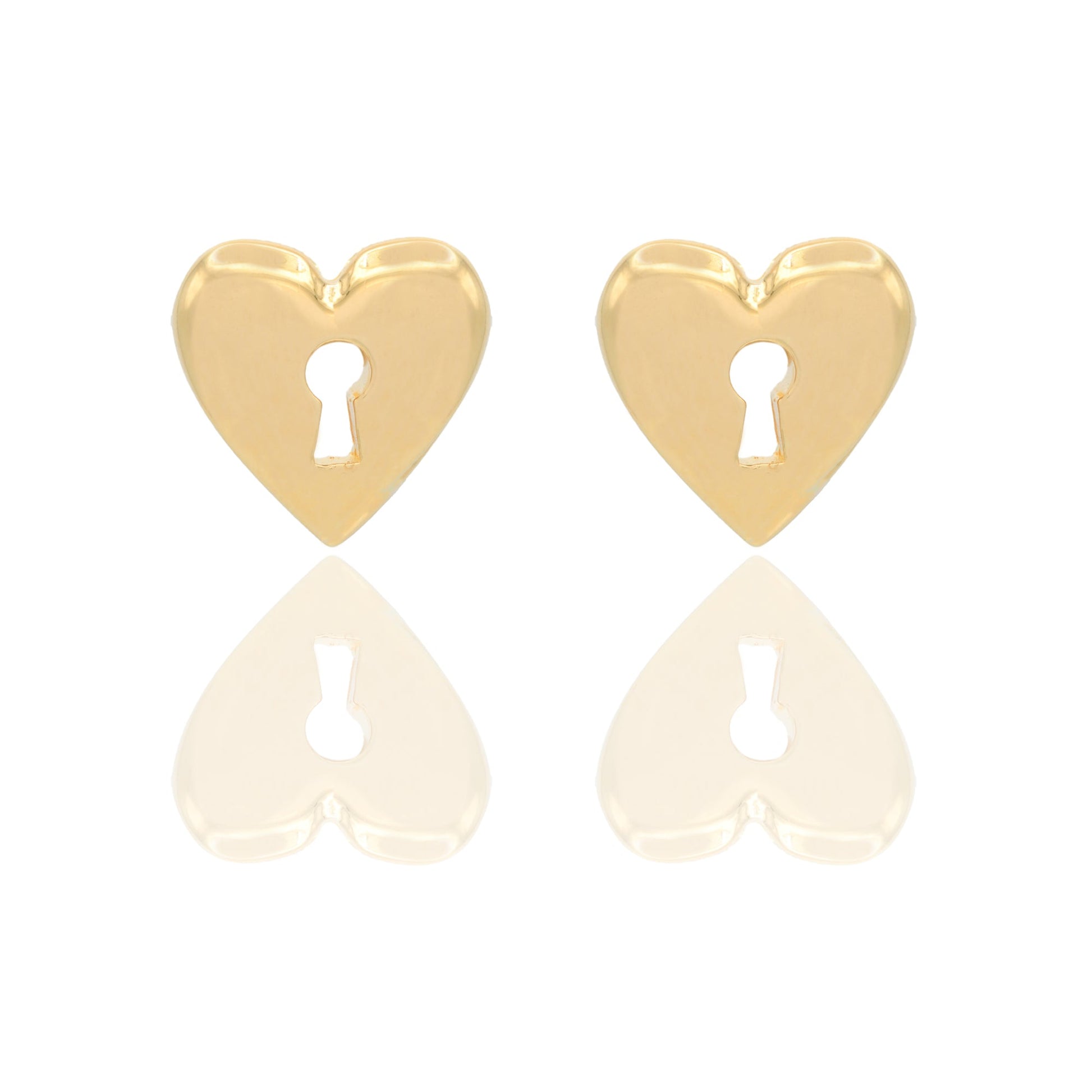 Orecchini Oro Giallo Elettroformato  Solo Oro  Lunghezza cm. 2 larghezza 2 