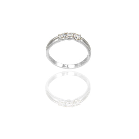 ANELLO DONNA TRILOGY DOPPIO GAMBO