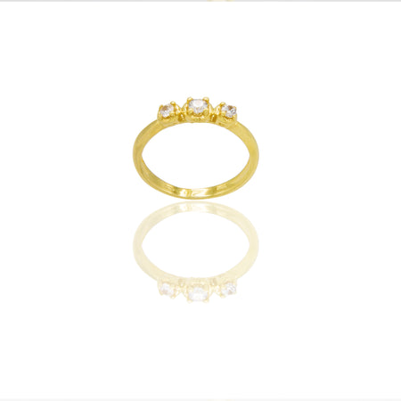 ANELLO DONNA TRILOGY 4 GRIFFE CON CONTORNO