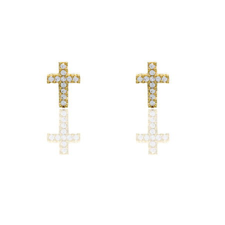 ORECCHINI LOBO CROCE PAVE'