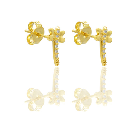 ORECCHINI DONNA DONNA LOBO LIBELLULA PAVE'