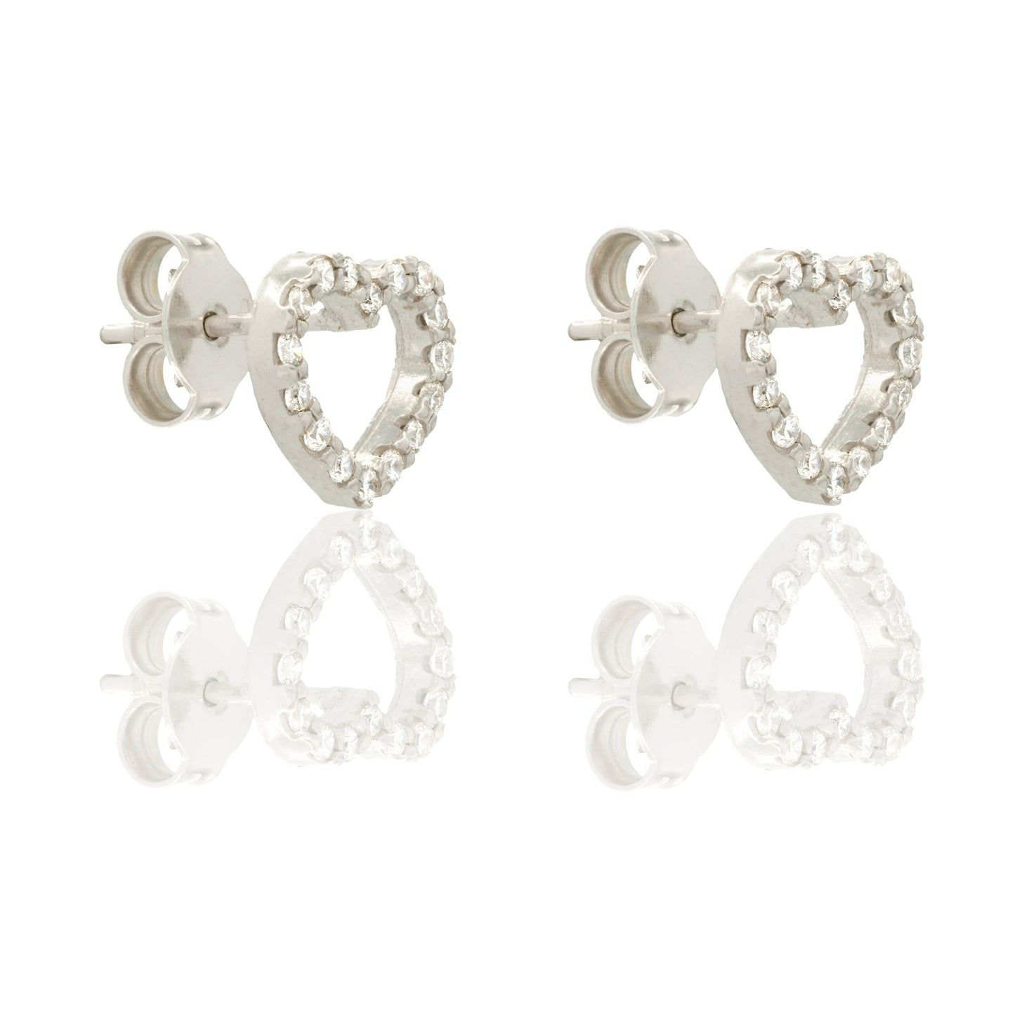 ORECCHINI DONNA CUORE FORATO A LOBO