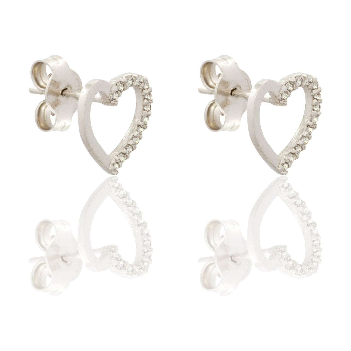 ORECCHINI DONNA CUORE FORATO A LOBO