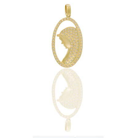 CIONDOLO DONNA MADONNA FANTASIA PAVE'