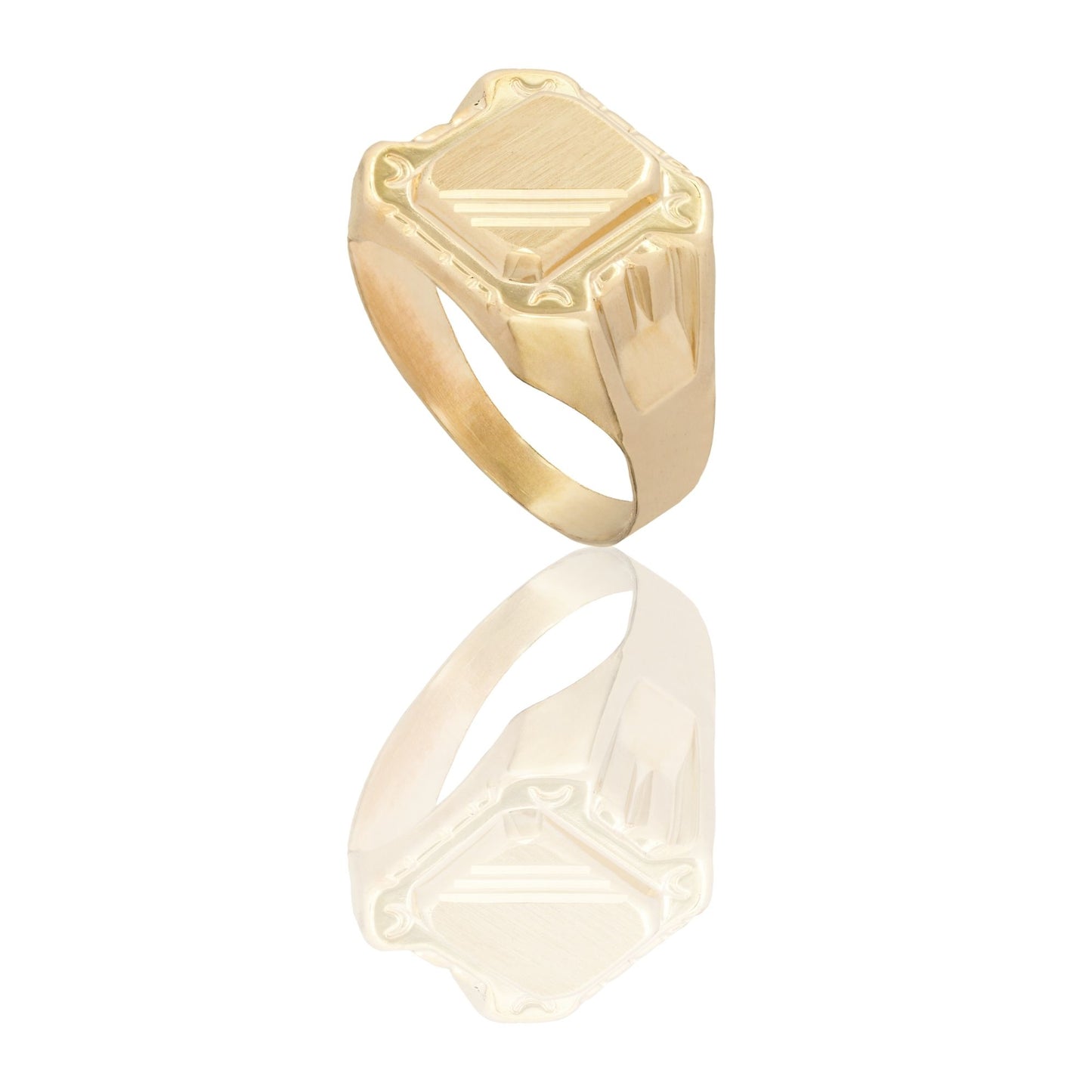 ANELLO UOMO SCUDO QUADRATO