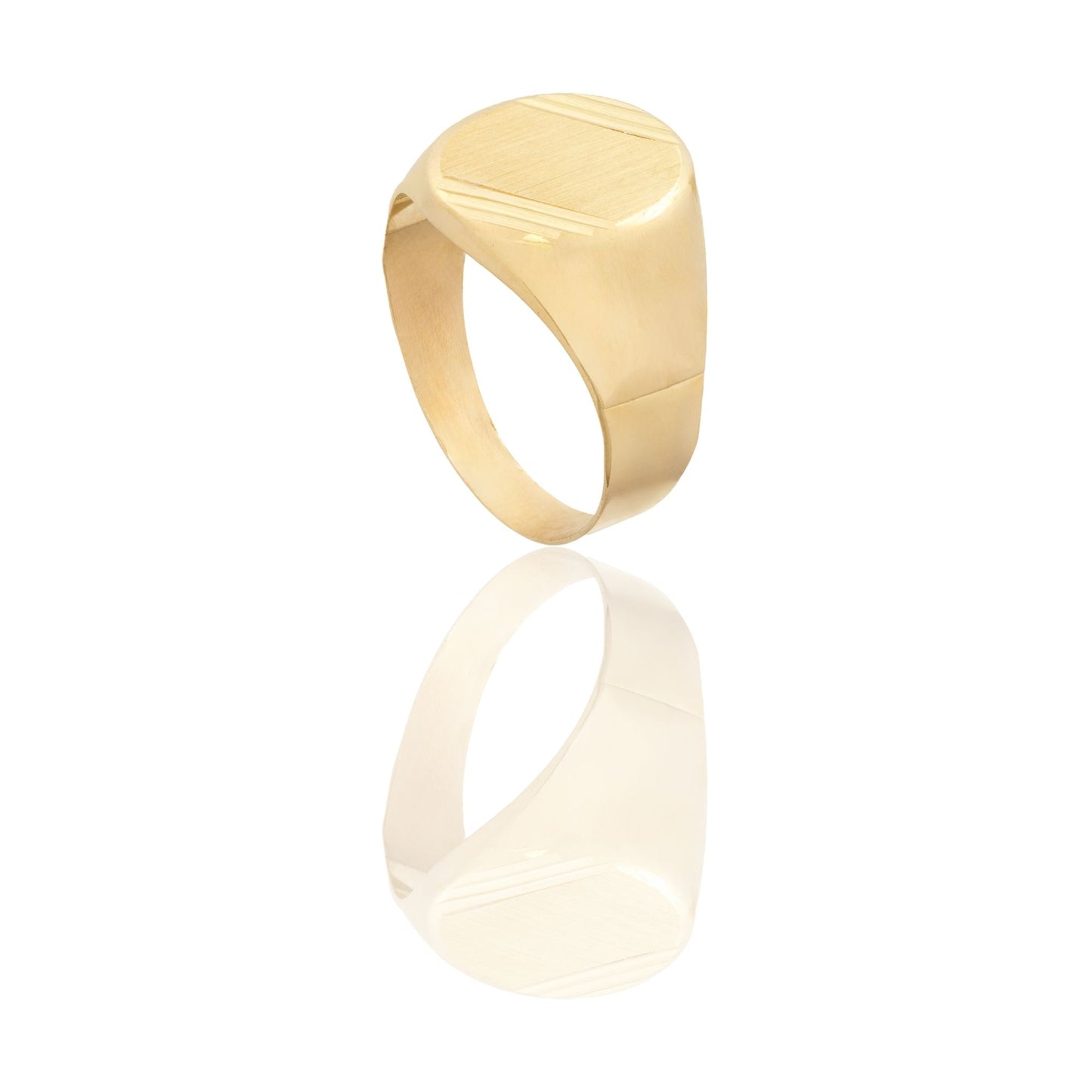 ANELLO UOMO SCUDO OVALE