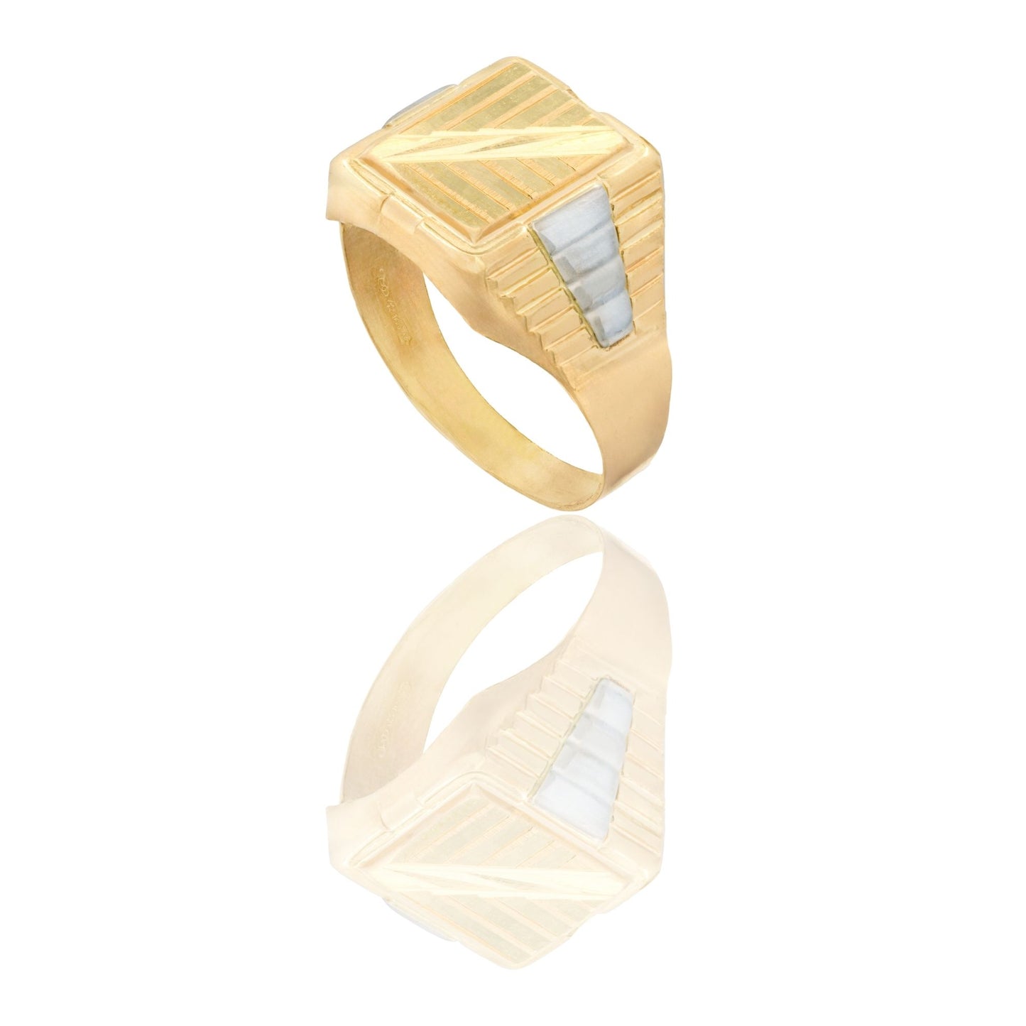 ANELLO UOMO SCUDO QUADRATO