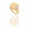ANELLO UOMO SCUDO QUADRATO