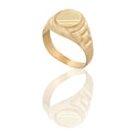 ANELLO UOMO SCUDO OVALE