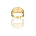 ANELLO UOMO SCUDO OVALE