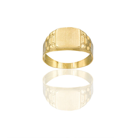 ANELLO UOMO SCUDO OVALE