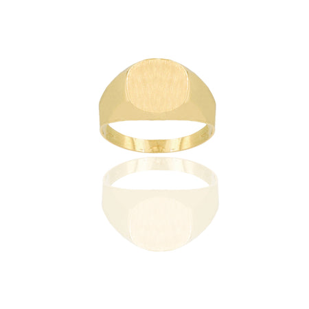 ANELLO UOMO SCUDO TONDO