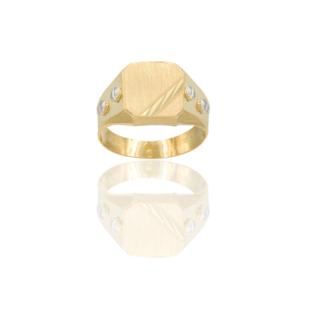 ANELLO UOMO SCUDO RETTANGOLO