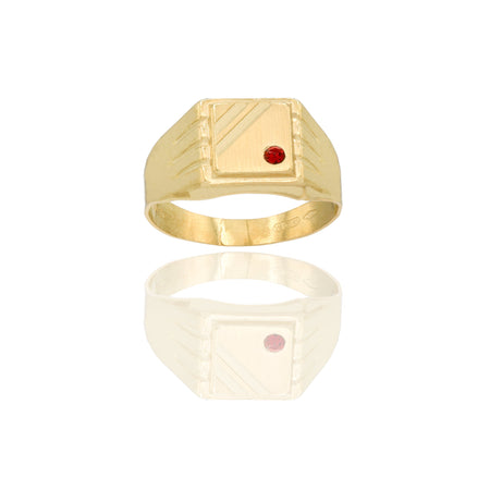 ANELLO UOMO SCUDO QUADRATO