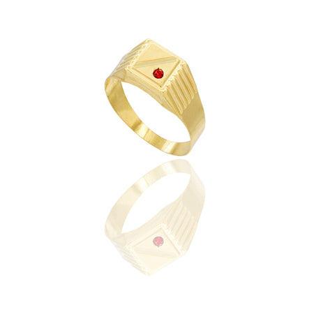 ANELLO UOMO SCUDO QUADRATO