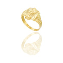 ANELLO UOMO TESTA DI LEONE