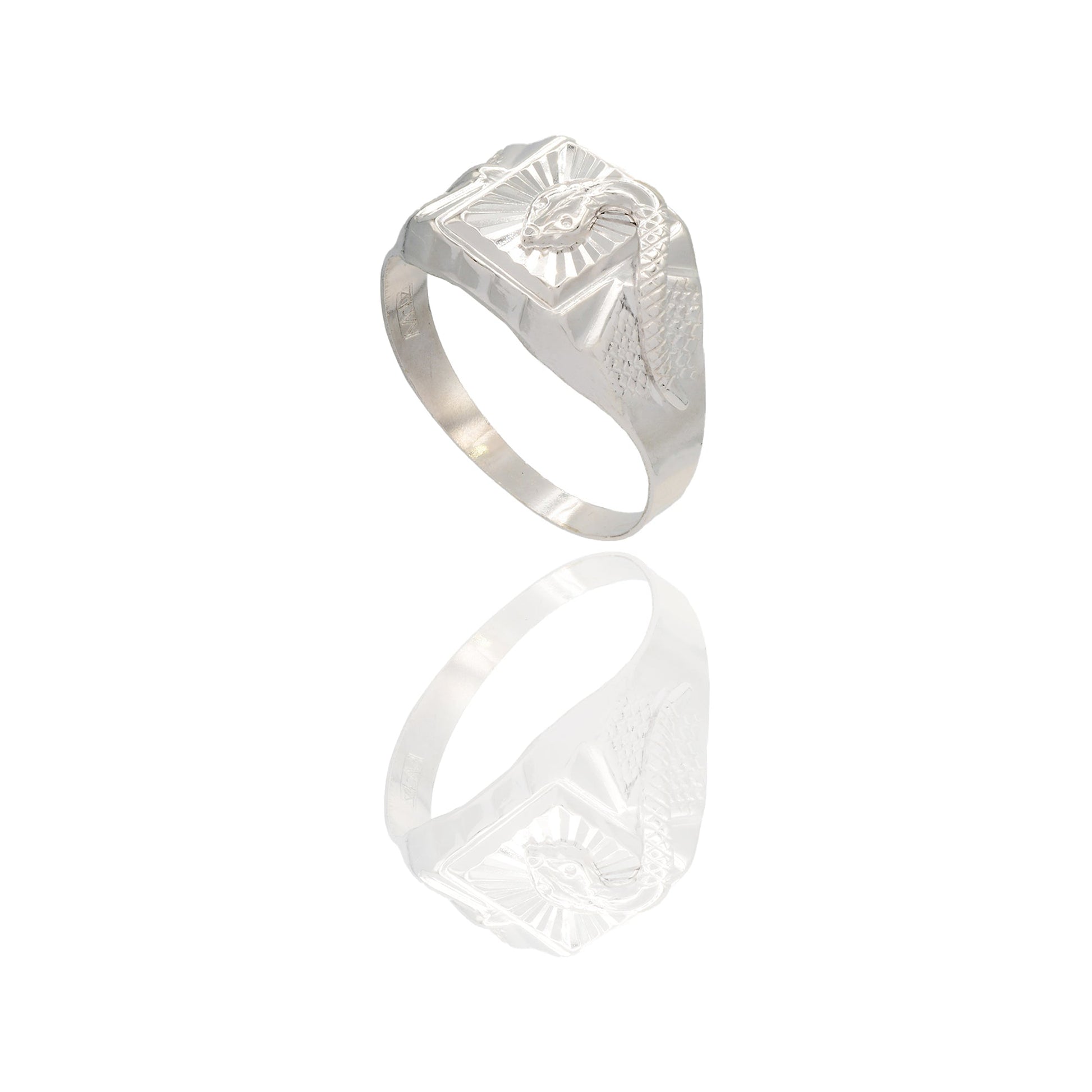 Anelli Oro bianco Microfusione  Solo oro Spessore Gambo 2,4 mm
