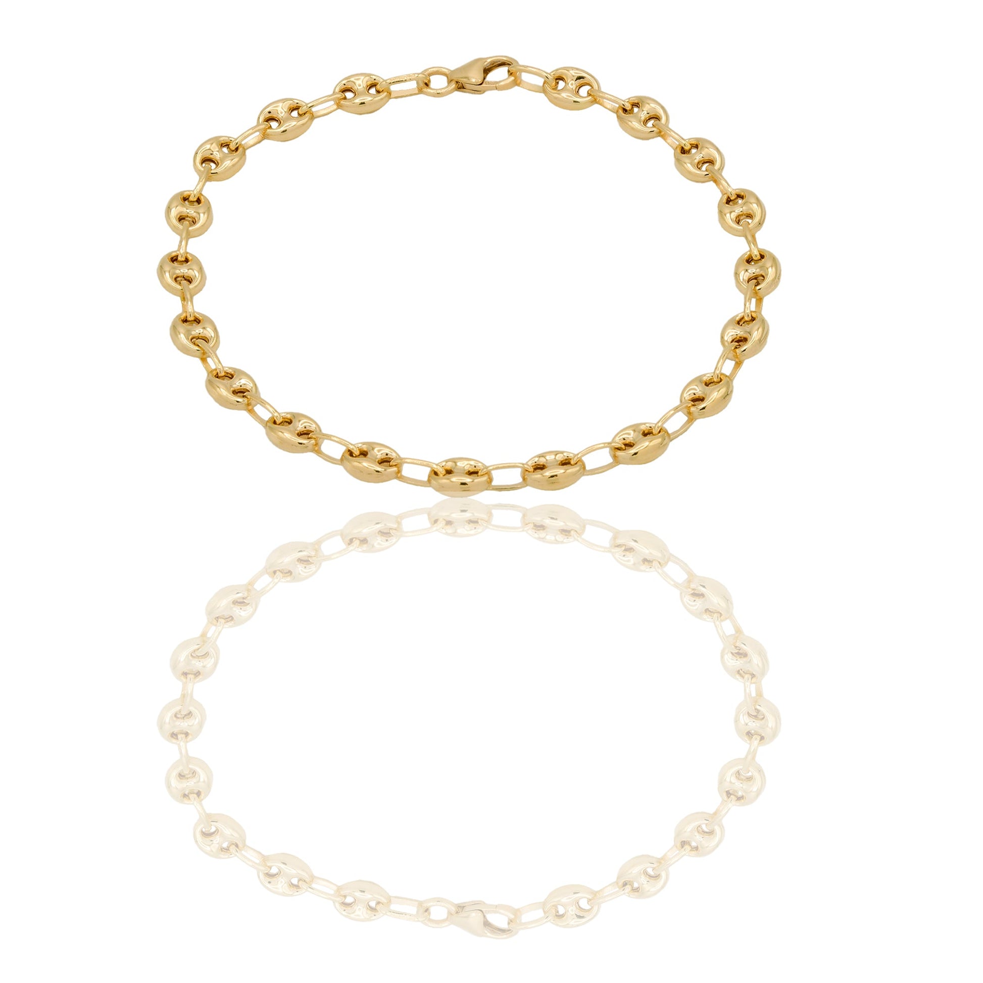 
Bracciale Oro Giallo Catena piena  Solo Oro mis.1 cm. 19