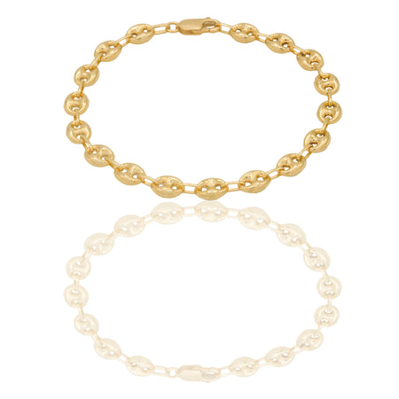 
Bracciale Oro Giallo Catena piena  Solo Oro mis.2 cm. 19