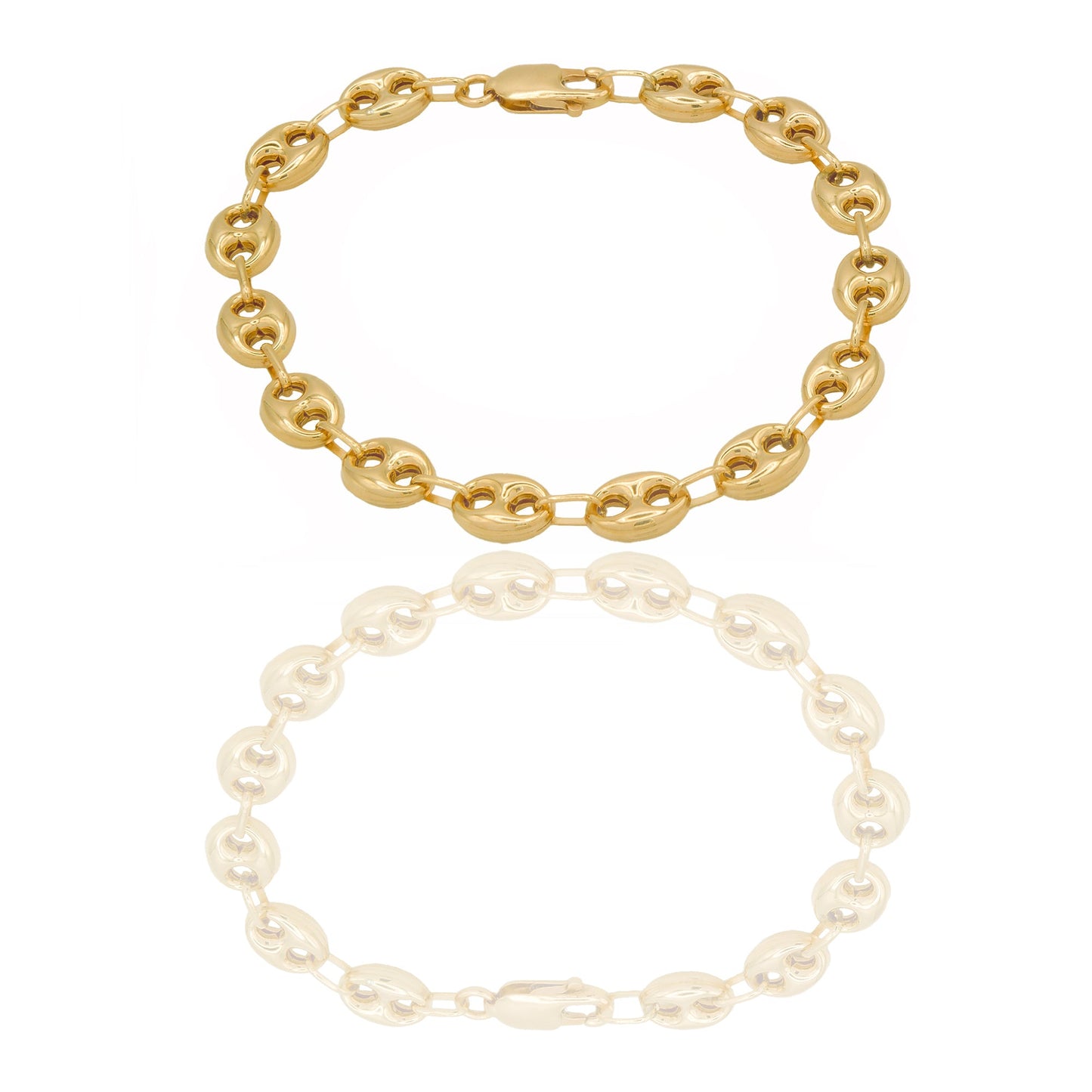 
Bracciale Oro Giallo Catena piena  Solo Oro mis.3 cm. 20