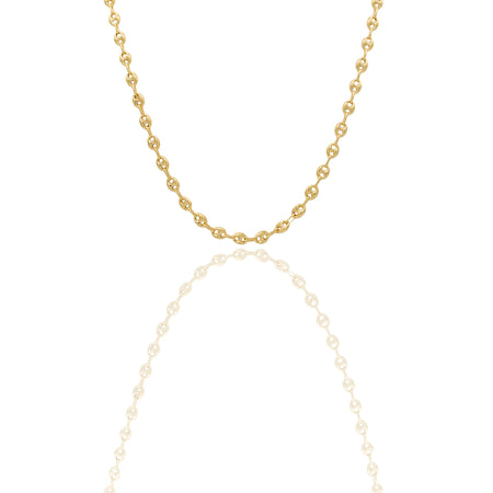 Collane Oro Giallo Catena piena  Solo Oro mis.1 cm.60