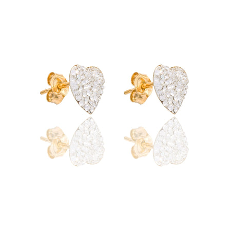 ORECCHINI DONNA CUORE ZIRCONATO