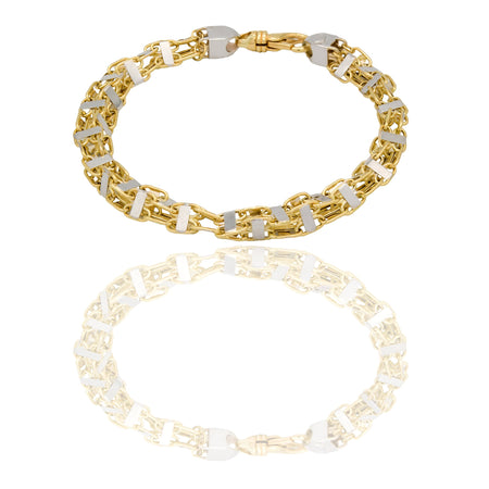 Collane Oro Giallo, Oro Bianco Microfusione  Solo Oro 22,5 cm