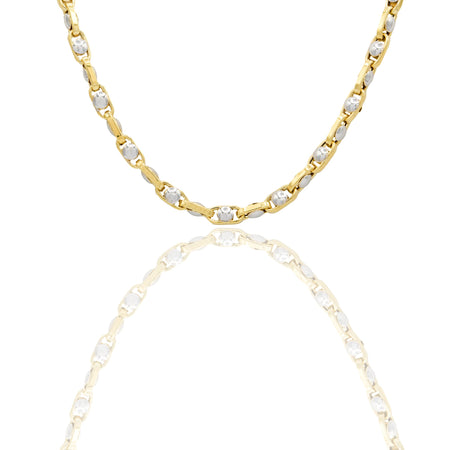 Collane Oro Giallo, Oro Bianco canna flex  Solo Oro 70 cm