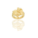 ANELLO DONNA FOGLIA E FIOCCO