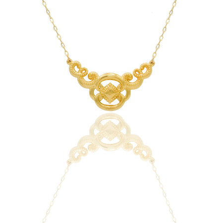 Collane Oro Giallo Catena vuota, Elettroformato  Solo Oro  cm.45 Lunghezza elemento 5,5 cm. 3 larghezza centrale cm. 2,5