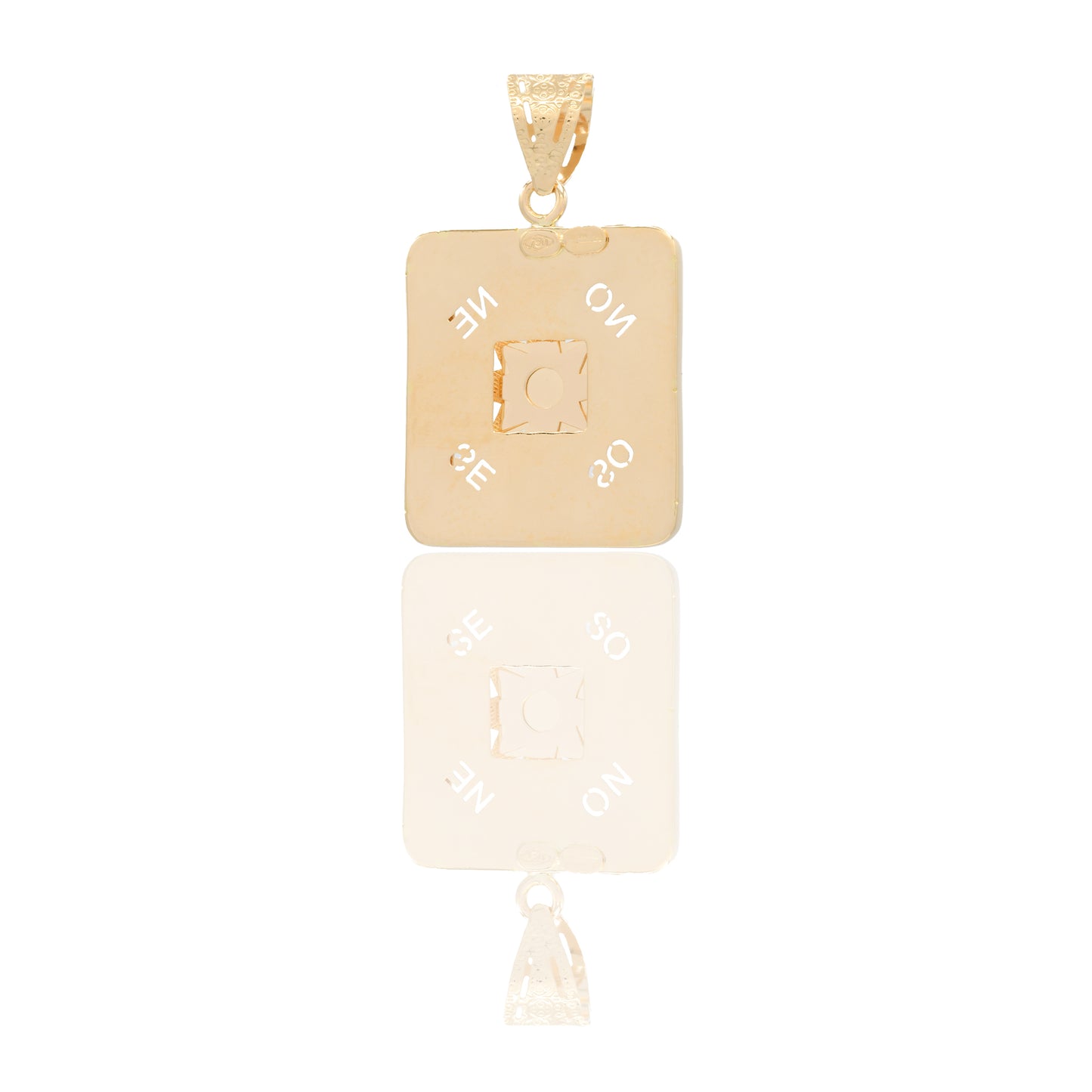 CIONDOLO ROSA DEI VENTI DOPPIO FONDO